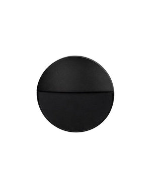 Modern Outdoor Round Down Light | Black | Lighting Collective