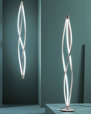 Modern Twirl Wind Floor Lamp | In the Wind