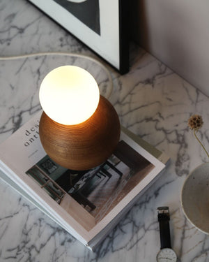 Oak Sphere Table Lamp | Assorted Finishes | Quote Only | Lighting Collective