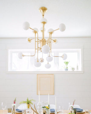 Oblate Spheroid Chandelier