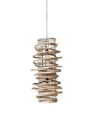 Open-Weave Rattan Pendant | Small | Lighting Collective