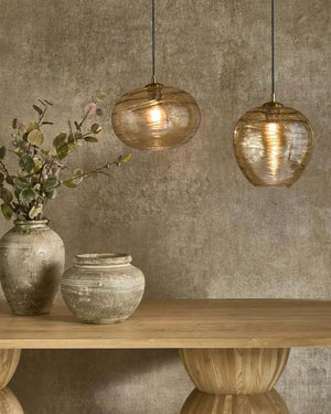 Organic Tinted Glass Pendant Light | Lighting Collective