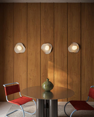 Organic Wall Light | Puddle | Eggshell