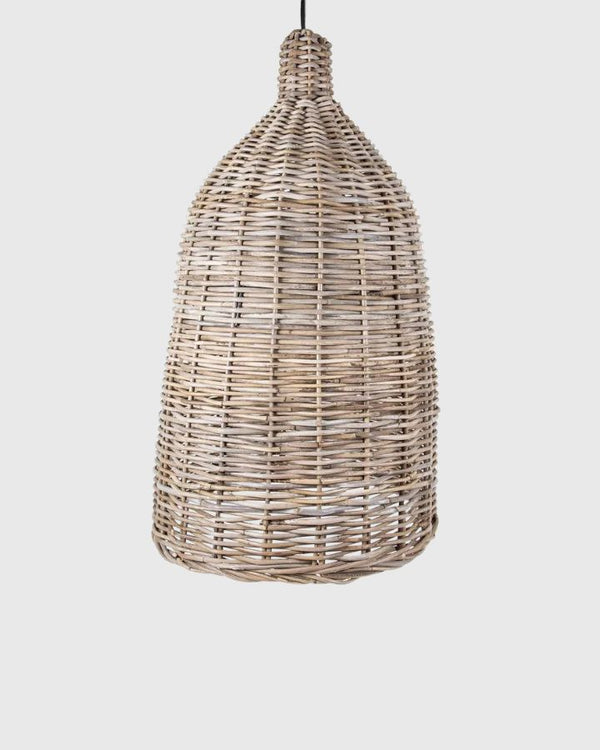 Organic Woven Rattan Pendant Light