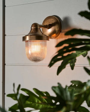 Outdoor Classic Brass Wall Light | Brass | Lighting Collective