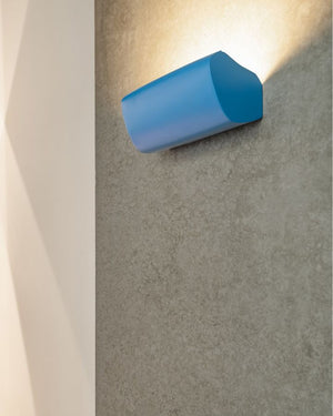 Playful Contemporary Uplighter | Applique Radieuse | Blue