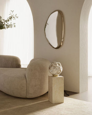 Refined Textured Glass Table Lamp