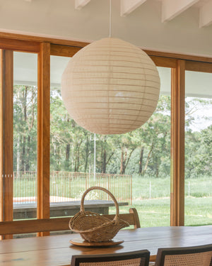 Round Cotton Pendant Shade | Lighting Collective