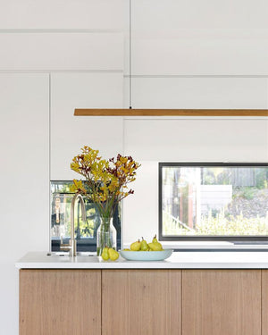 Rounded Edge Custom Timber Linear | Blackwood