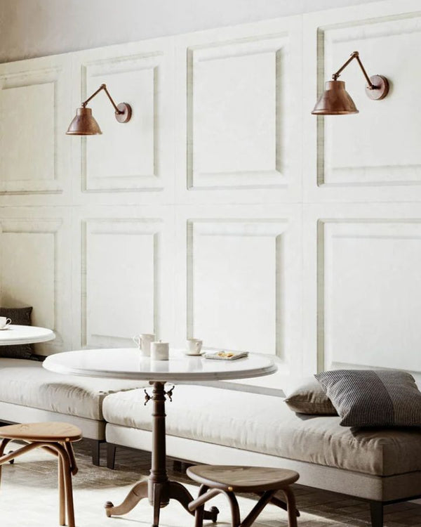 Rustic Iron and Brass Wall Light | Made in Italy