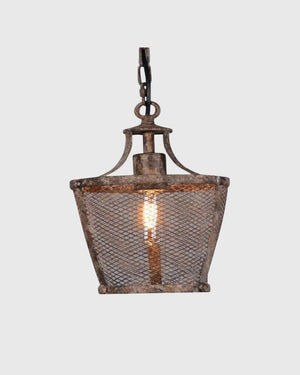 Rustic Metal Mesh Pendant | Lighting Collective