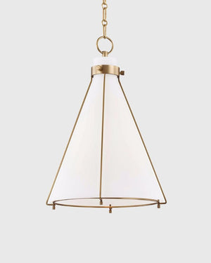 Simple Transitional Pendant Light | Cone