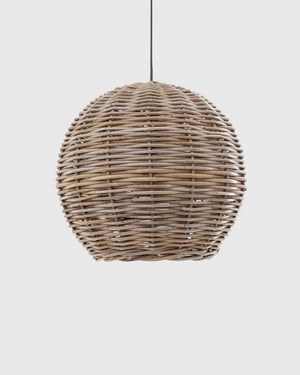 Sphere Wicker Pendant Light | Lighting Collective