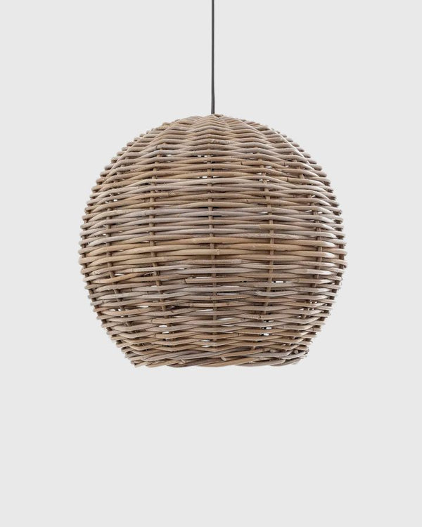 Sphere Wicker Pendant Light
