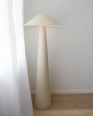 Textural Conical Floor Lamp | Lighting Collective