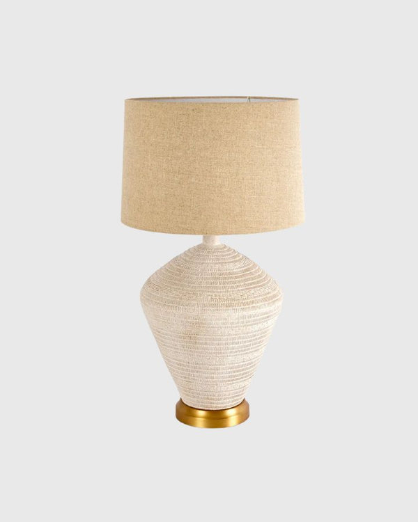 Textured Concrete Table Lamp