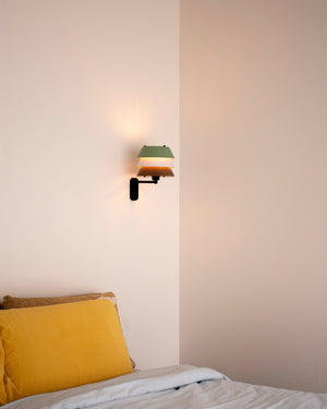 Three Tier Wall Light | Salvia Matt / Bianco Matt / Khaki Matt | Lighting Collective