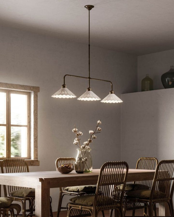 Traditional Ceramic Pendant Light