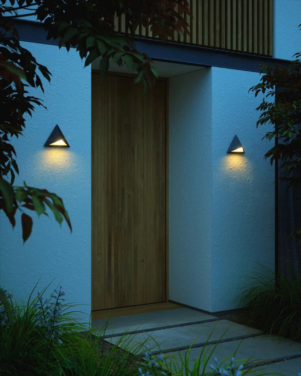 Triangular Outdoor Wall Light
