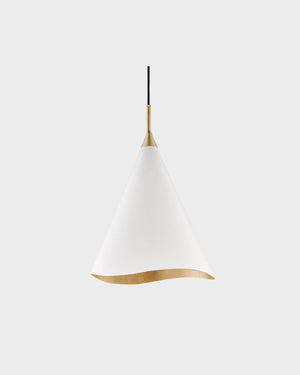Wavy Conical Pendant | Small