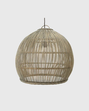 Wicker Domed Pendant Light | Natural | Lighting Collective
