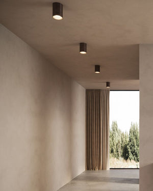 Wobbly Ceramic Ceiling Light | Slate