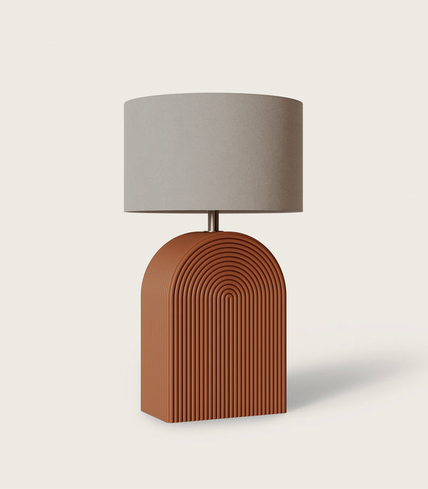 Terracotta & Shiny Gold