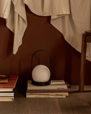 Lightweight Metal Modern Mobile Lantern | Carrie-Lighting Collective