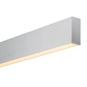 Linear Pendant Light High Side Silver | Integrated Driver | Assorted sizes