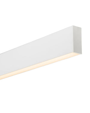 Linear Pendant High Side White | Integrated Power Cord | Assorted Sizes-Pendants-Lighting Collective