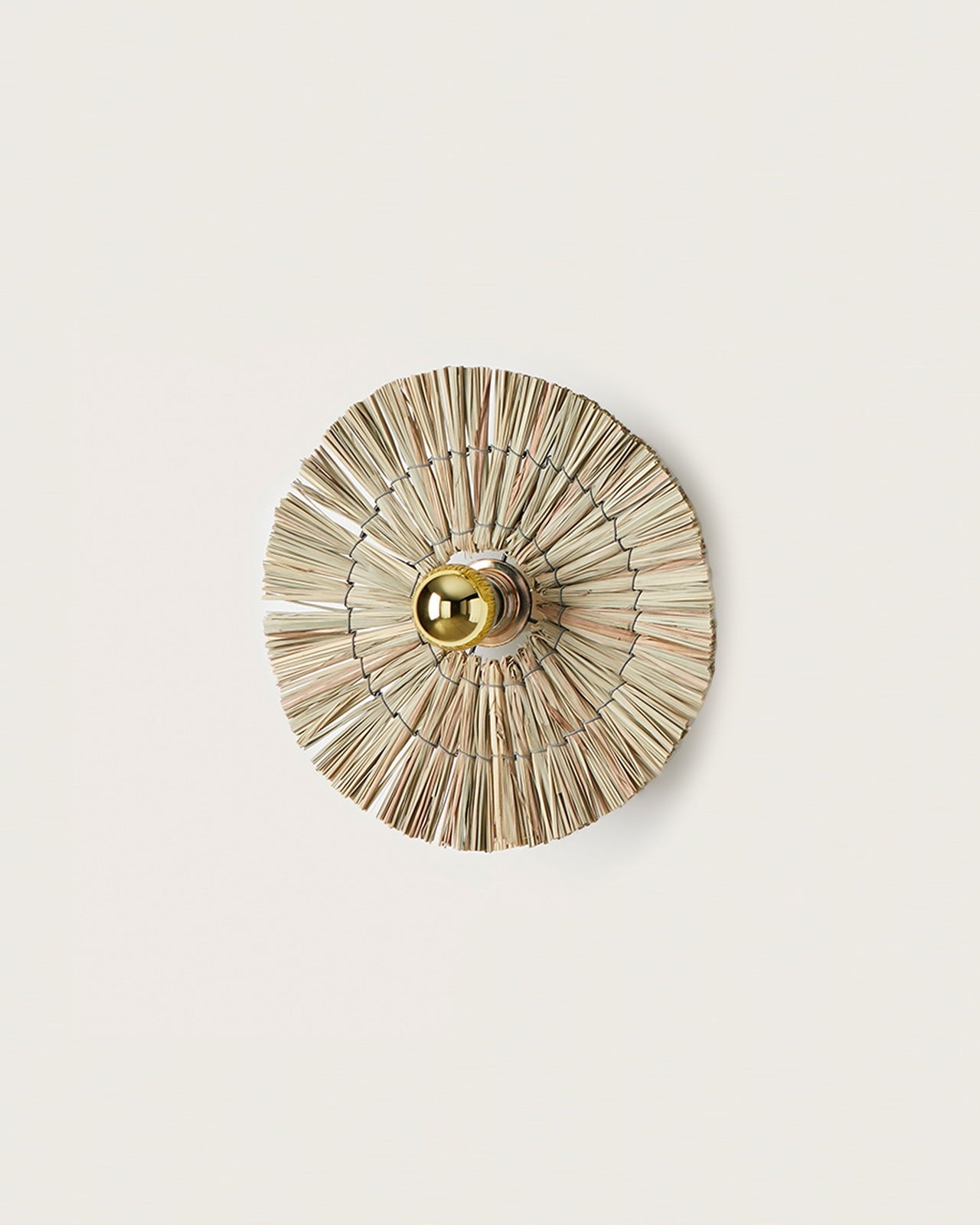 Luxury Circular Hay Wall Light | Lighting Collective