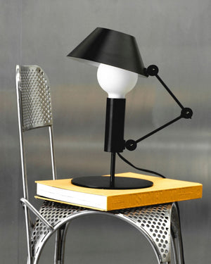 Matte Black Adjustable Table Lamp-Lighting Collective