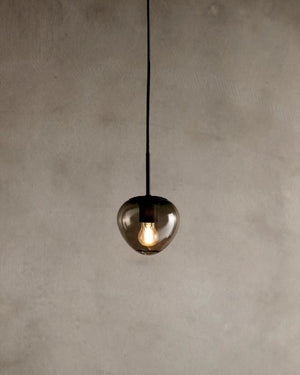 Hand-Blown Pointed Pendant Light | Graphite | Lighting Collective