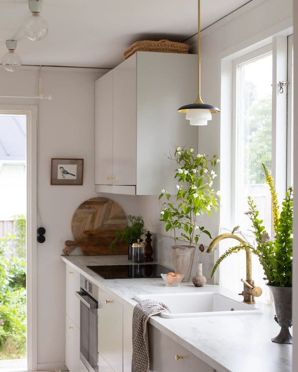 Mid Century Layered Pendant Light