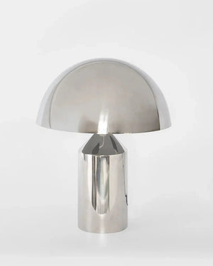Mid-Century Modern Domed Table Lamp Chrome