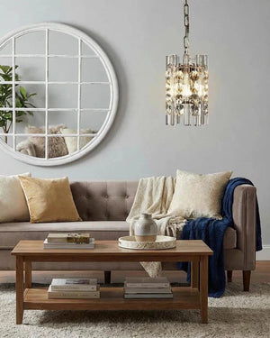 Mid - Century Modern Glass Rod Pendant Lamp - Lighting Collective
