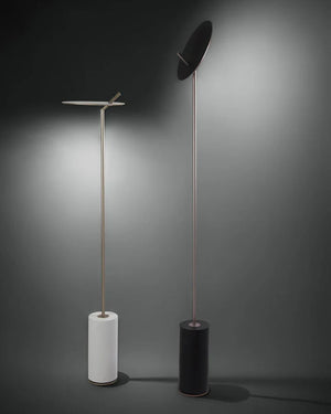 Minimal Aluminium Disc Up Floor Light | Assorted Finishes - Lighting Collective