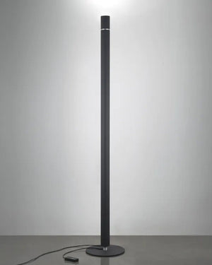 Tall cylindrical floor lamp