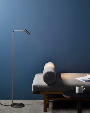 Minimalist Metallic Floor Lamp | Assorted Colours-Lighting Collective