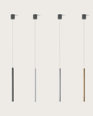 Minimalistic Metallic Rod Pendant-Lighting Collective