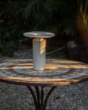 Modern Ceramic Portable Table Lamp | Nais