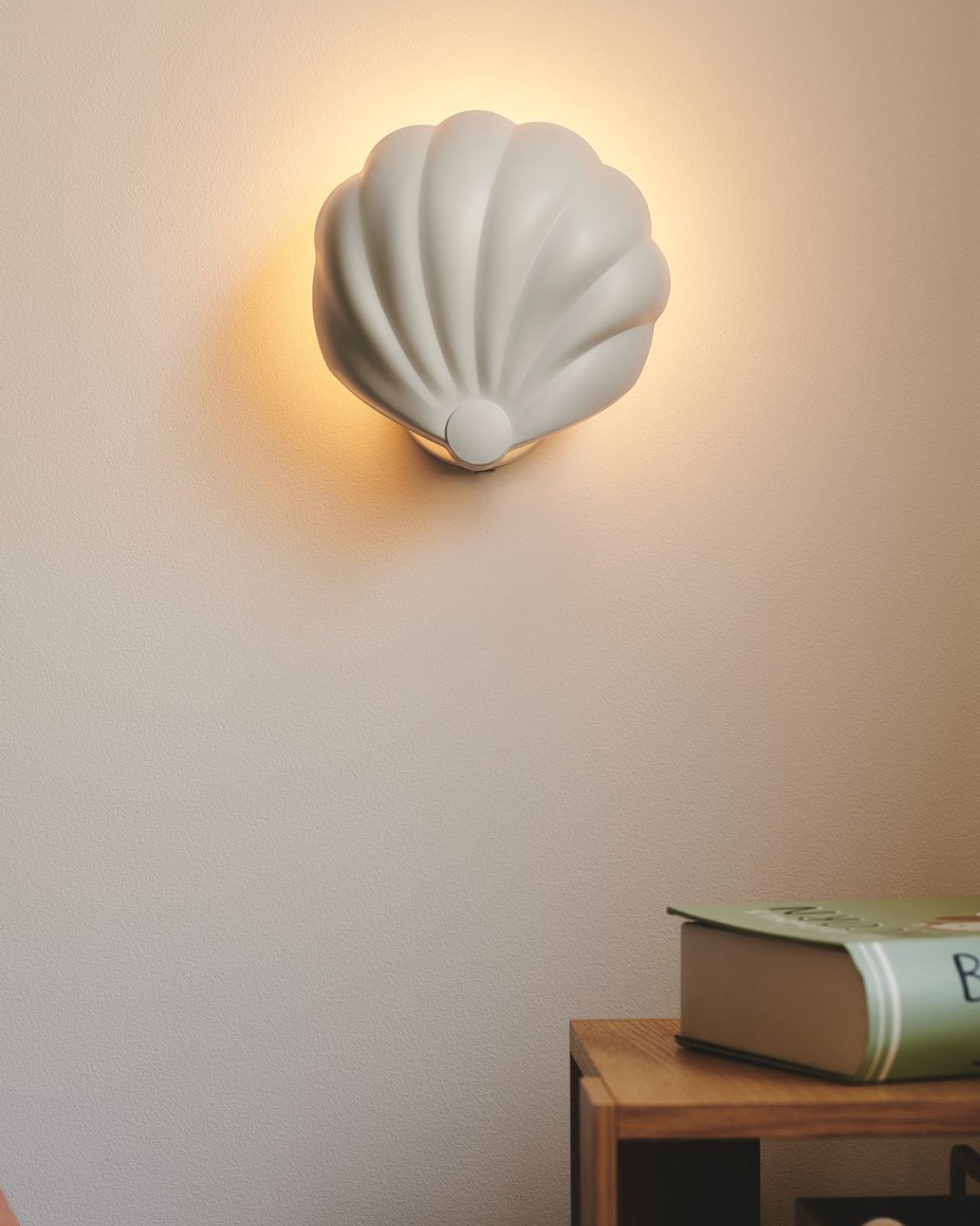 Schell Lighting Modern Matte Shell Wall Light | Lighting Collective