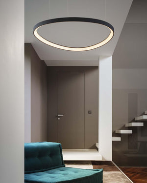 Modern Metal Ring Pendant - Lighting Collective