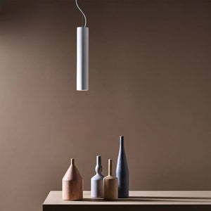 Modern Plaster Cylinder Pendant Light-Lighting Collective