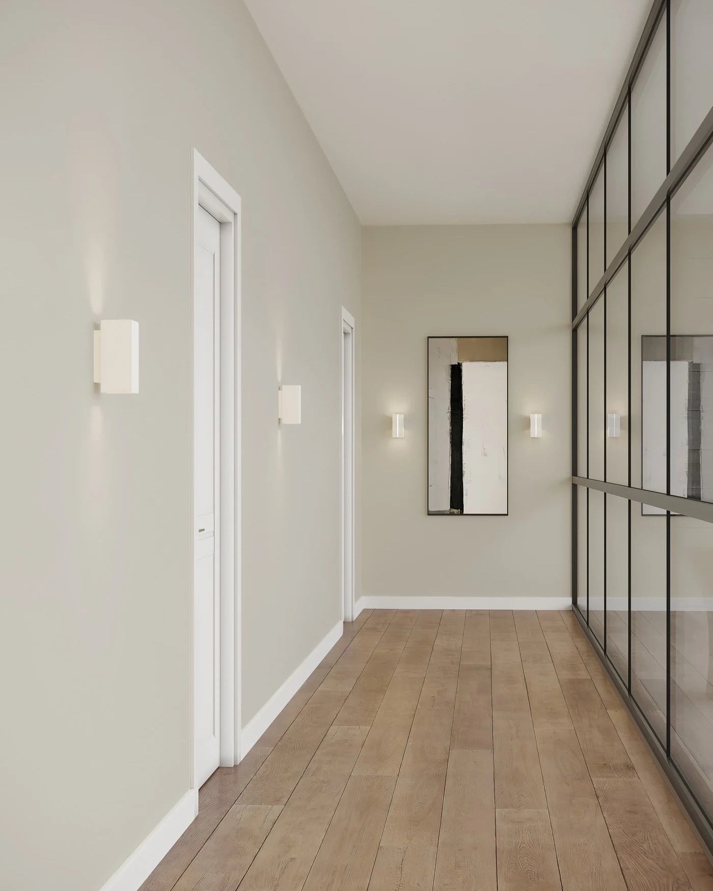 Modern Rectangular Dimmable Wall Light | Lighting Collective