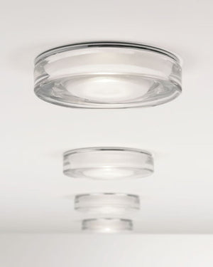 Modern Round Glass Ceiling Light-Lighting Collective