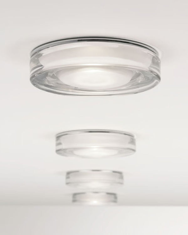 Modern Round Glass Ceiling Light