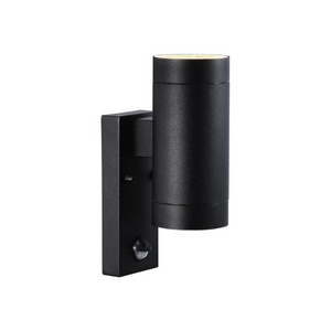 Modern Sensor Up Wall Light | Black