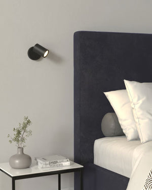 Modern Single Switched Wall Spotlight | Assorted Finishes-Lighting Collective
