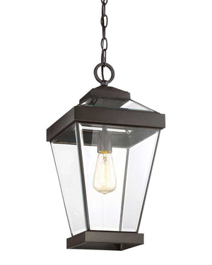 Modern Western Bronze Hanging Lantern | Assorted Sizes-Lighting Collective